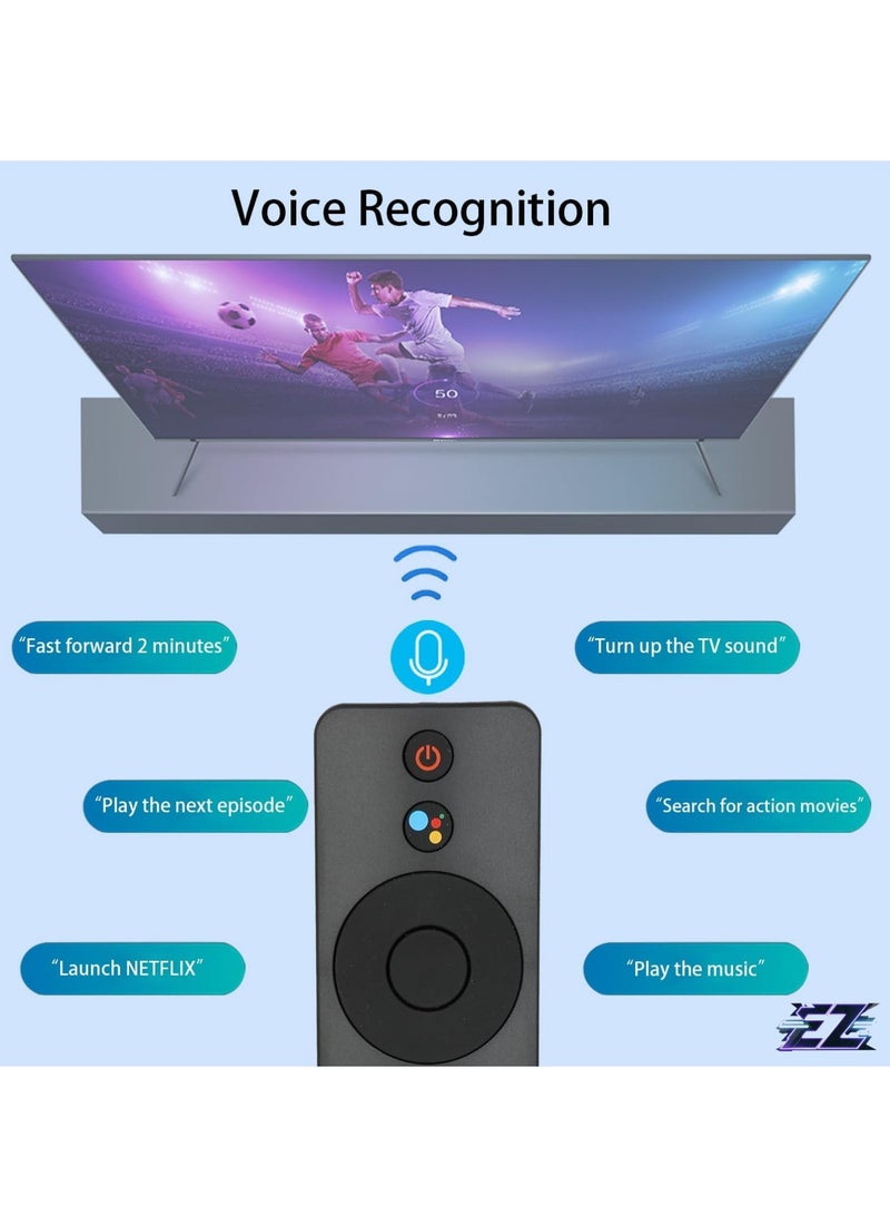 ELTRAZONE XMRM-006 Voice Remote Control Compatible with Xiaomi Mi TV Stick Box S/4S/4K MDZ-22-AB MDZ-24-AA with Netflix and Prime Video Buttons with battery - Image 2