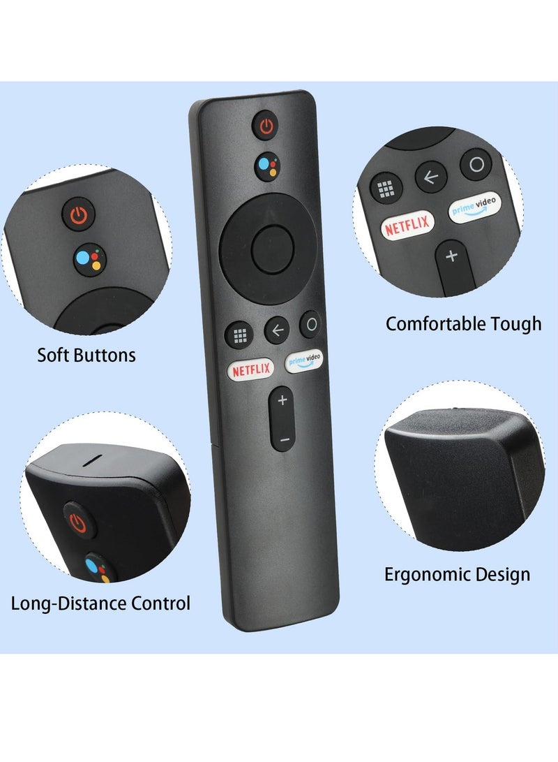 ELTRAZONE XMRM-006 Voice Remote Control Compatible with Xiaomi Mi TV Stick Box S/4S/4K MDZ-22-AB MDZ-24-AA with Netflix and Prime Video Buttons with battery - Image 3