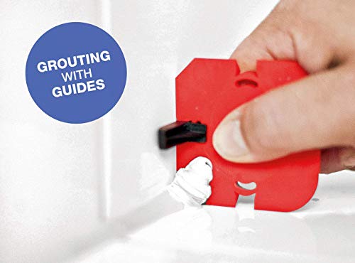 Cramer 40407US Silicone Profiling Kit7 – Professional Caulking Tool Kit with Sealant Finishing Tools and Caulk Removal Tools – Easy Silicone caulking with Guides - Image 3