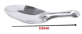 Pmw - Stainless Steel Idli Spoon - 5.1x12.7 Cms - Set of 2 - Idly Scooper - Idly Hastam - Image 2