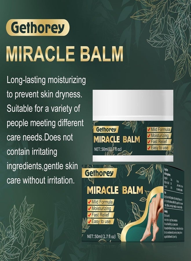 Gethorey Miracle Balm Joint Relief & Hydration Balm - Hyaluronic Acid & Vitamin E Moisturizing Formula - Fast-Acting, Soothing Support for Joint & Skin Comfort-A02 - Image 2