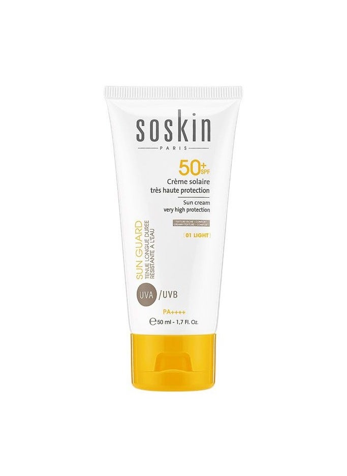سوسكين سوسكين (SPF 50+) كريم الحماية من الشمس 01 فاتح 50 مل 
