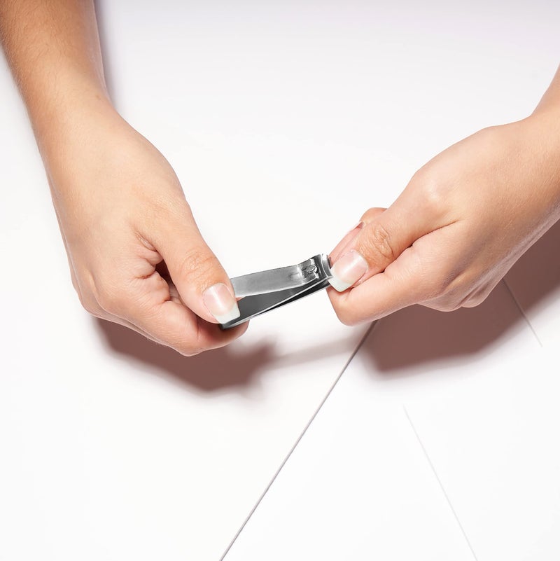 Tweezerman Glass Manicure Set Includes Nail Clipper, Cuticle Pusher, Glass Nail File, and Nail Buffer - Image 3