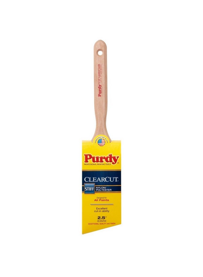 Purdy 144152125 Clearcut Series Glide Angular Trim Paint Brush, 2-1/2 inch - Image 1