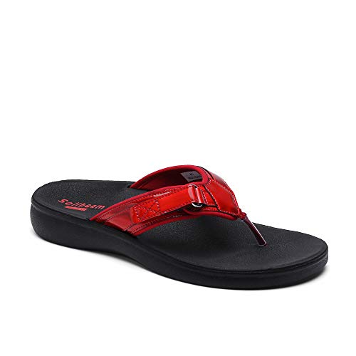 SOLLBEAM Womens Original Orthotic Comfort Thong Style Flip Flops Sandals With Arch Support Heel Cup - Image 3