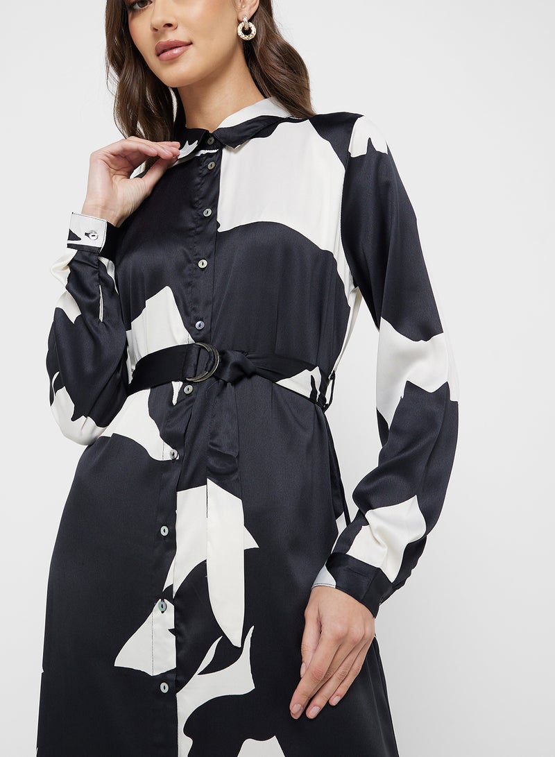 ONLY Abstract Print Maxi Dress  - Image 3