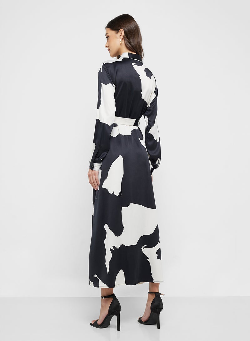 ONLY Abstract Print Maxi Dress  - Image 2