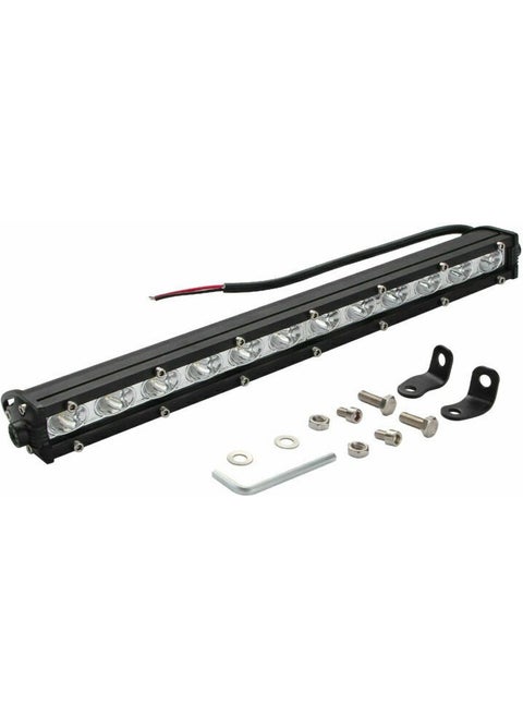 90W 30 LED Single Row Off Road Diffuser Daytime Running Light Lamp Projector