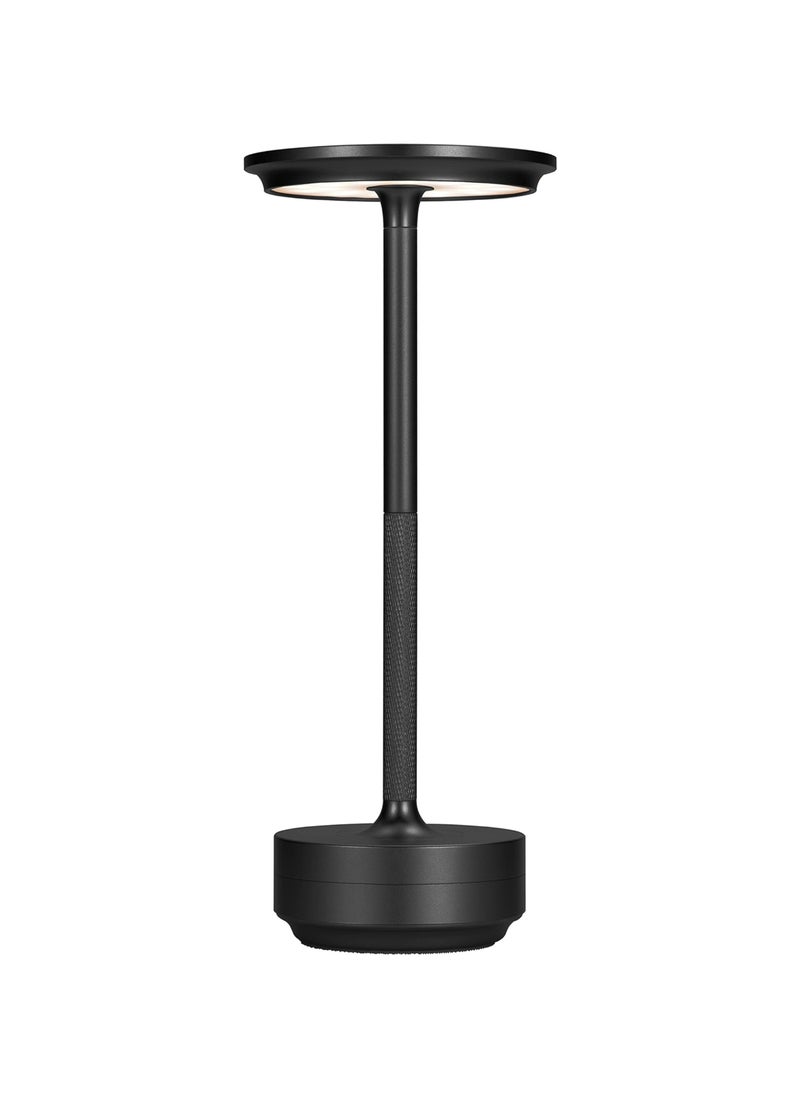 HOCC - Luminous Elegance Battery Operated Table Lamp Black - Image 1