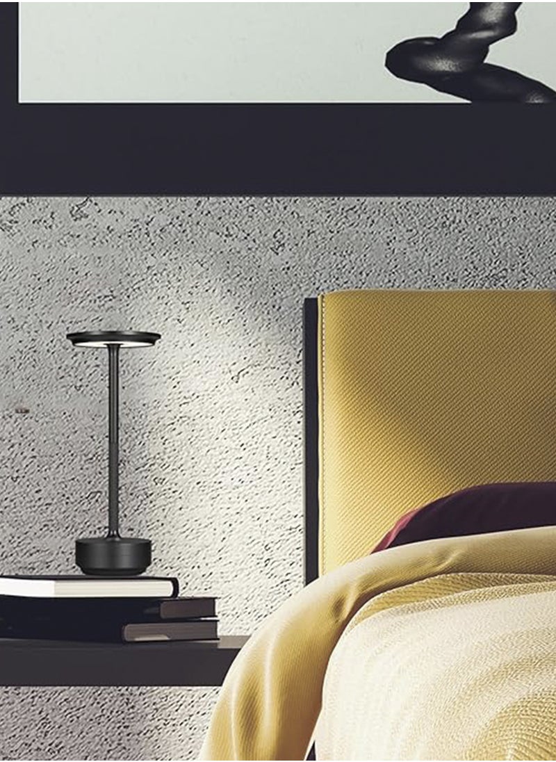 HOCC - Luminous Elegance Battery Operated Table Lamp Black - Image 1