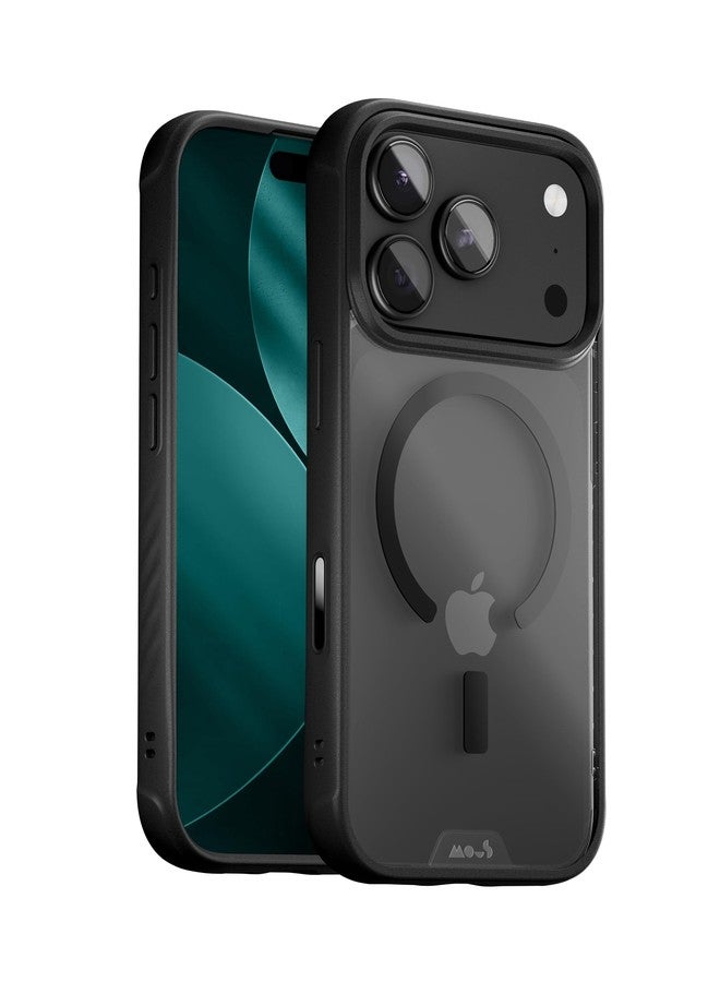 Mous for iPhone 17 Pro Max Case Clear, Compatible with MagSafe [Camera Control Cover] - Clarity - Anti-Yellowing Shockproof Cover for iPhone 17 Pro Max - Scratch Resistant Crystal Clear & Slim Design - Image 1