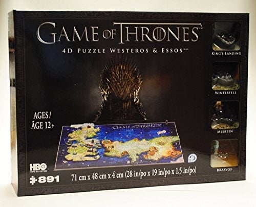 4D Cityscape Game of Thrones 4D Puzzle of Westeros Essos 4D Cityscape 891 pieces - Image 1