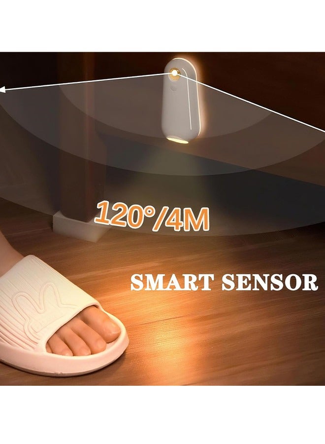 أوساويك مرحاض ضوء الليل مستشعر الحركة، 8 الألوان LED المتغيرة الجدار ضوء مستشعر الحركة ملحقات الحمام الداخلي ديكور، إضاءة المرحاض الداخلي أدوات فريدة للرجال الأطفال هدايا عيد الميلاد (1 حزمة) - Image 5