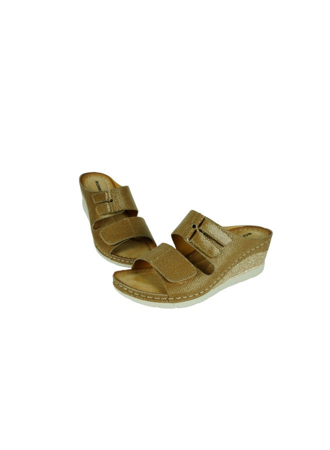 ROMIKA 117-352 Romika Ladies Wedge Heel Sandals605 Camel - Image 2