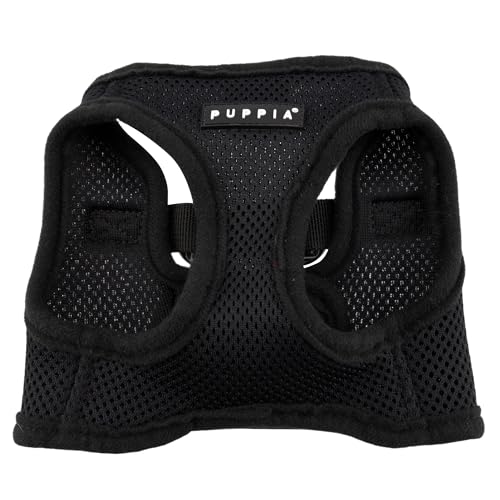 Puppia Soft Vest Dog Harness - Black - Large - Image 5