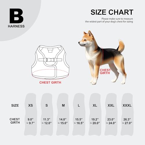 Puppia Soft Vest Dog Harness - Black - Large - Image 2