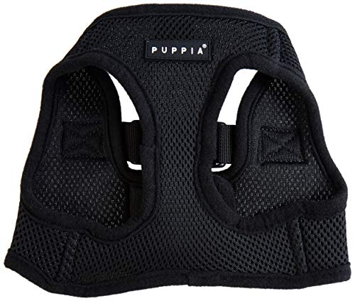 Puppia Soft Vest Dog Harness - Black - Large - Image 4