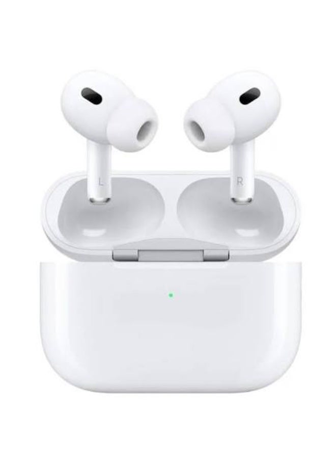 Wireless In-Ear Earphones with Type-C Charging Case & LED Indicator - White