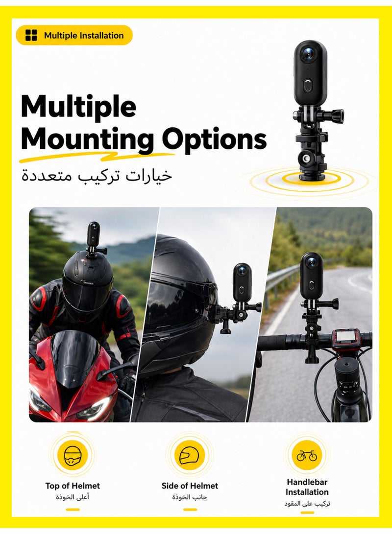 BASEMENT-1 4K Mini Body Camera with Anti-Shake, WiFi and 128GB Card, Thumb-Sized Action Camera with 10 Accessories, 120° Wide Angle, Magnetic Mount and 30m Waterproof Case for Bike, Helmet and POV Recording - Image 2