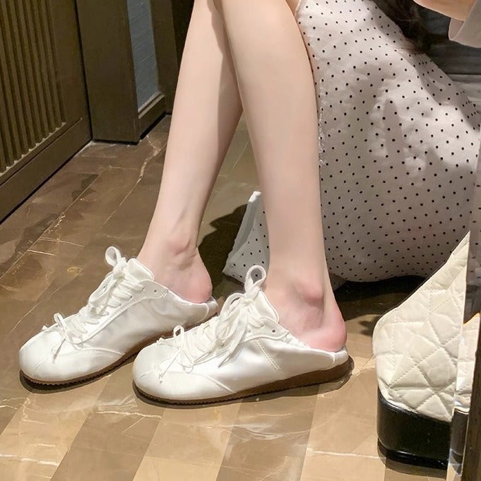 Internet Celebrity Style Sweet Girl Style Ballet Sneakers Summer Women'S Lightweight Fashionable Two-Wear Casual Shoes Women'S Shoes - Image 5