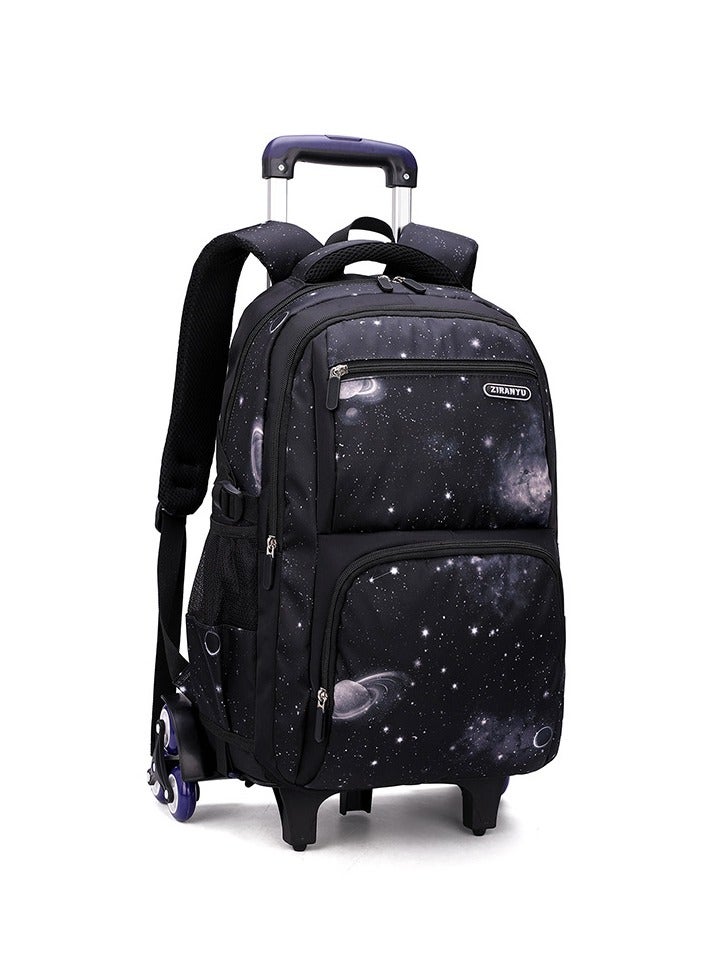 Generic Black, Starry Sky Pull up Backpack  - Image 1