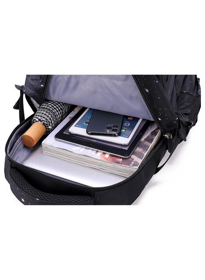 Generic Black, Starry Sky Pull up Backpack  - Image 4