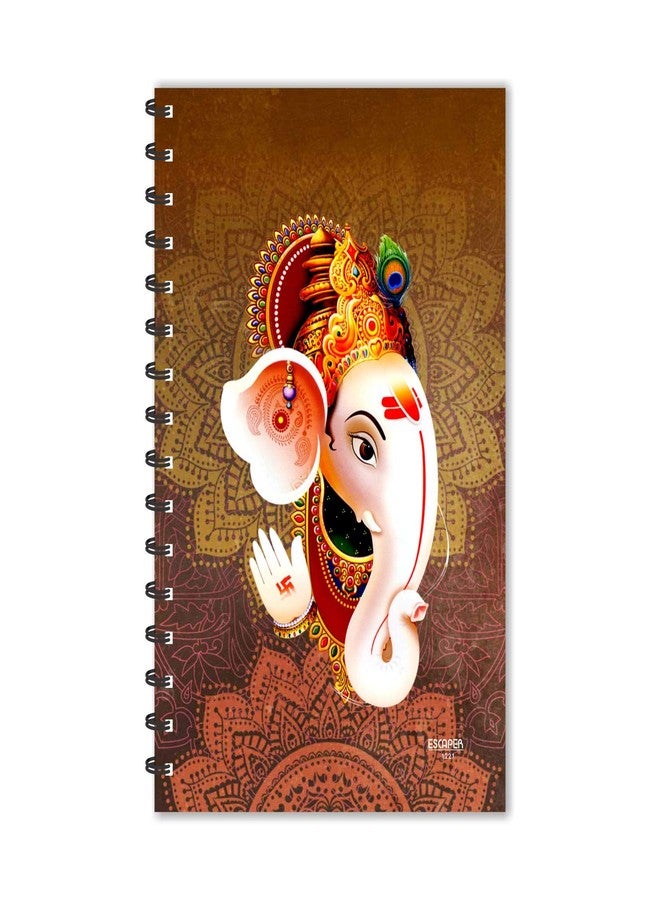 ESCAPER Ganesha Diary, Ruled - A5 Size - 8.5 x 5.5 inches Ganesh Diary, Devotional Diary, God Diary, Diary Notepad, Diary for Office, Diary for Gift - Image 1