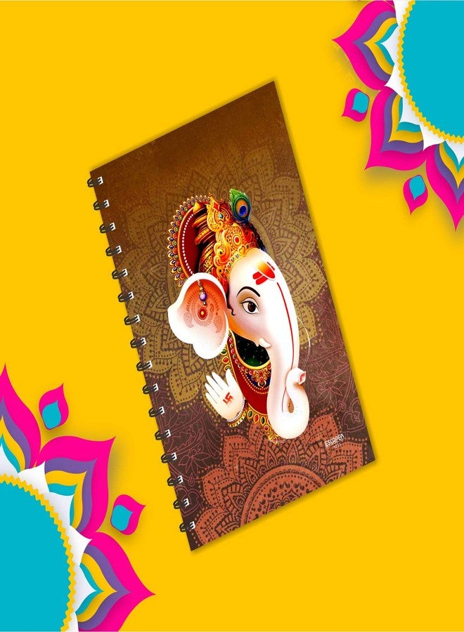 ESCAPER Ganesha Diary, Ruled - A5 Size - 8.5 x 5.5 inches Ganesh Diary, Devotional Diary, God Diary, Diary Notepad, Diary for Office, Diary for Gift - Image 4