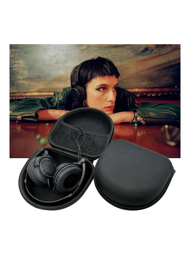 Earphone Travel Carrying Case Black - Image 3