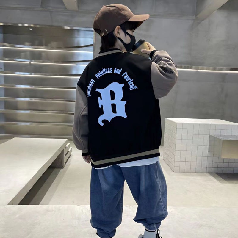 Children's Baseball Uniform Jacket Girls Autumn Clothing 2025 New Boys Tops Baby Spring and Autumn Kidsren's Clothing - Image 5