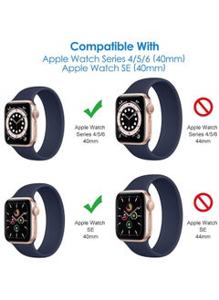 Muyixin [ 6 Pack ] TPU Screen Protector Compatible with Apple Watch 40mm SE 2022 Series 5/6/4, Soft HD TPU Clear Film for iWatch 40mm  - Image 2