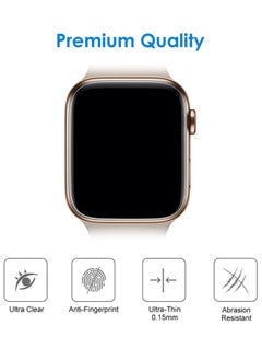 Muyixin [ 6 Pack ] TPU Screen Protector Compatible with Apple Watch 40mm SE 2022 Series 5/6/4, Soft HD TPU Clear Film for iWatch 40mm  - Image 4