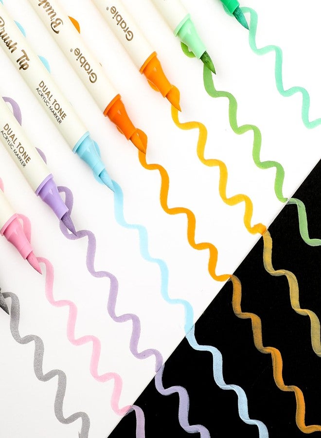 Grabie Dual-Tone Acrylic Marker Set - 36 Dual-Tip Markers for 72 Vibrant Colors on Any Surface - Image 2