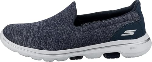 Skechers Women's GO Walk 5 - Honor Shoe, Navy/White, 9 M US - Image 4