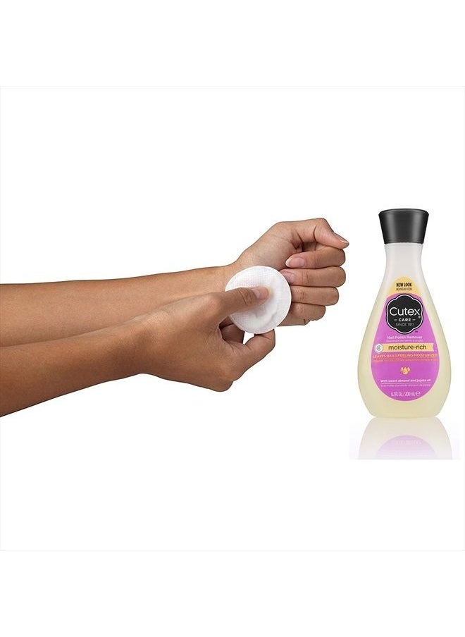 Cutex Moisture-Rich Nail Polish Remover with Sweet Almond and Jojoba Oil, 6.7 fl. oz.  - Image 3