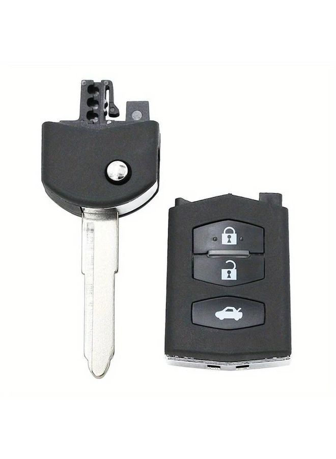 بديل غطاء جهاز الدخول بدون مفتاح بـ 3 أزرار لسيارات مازدا 3، 5، 6، RX-8، CX-7، CX-9 - Image 4