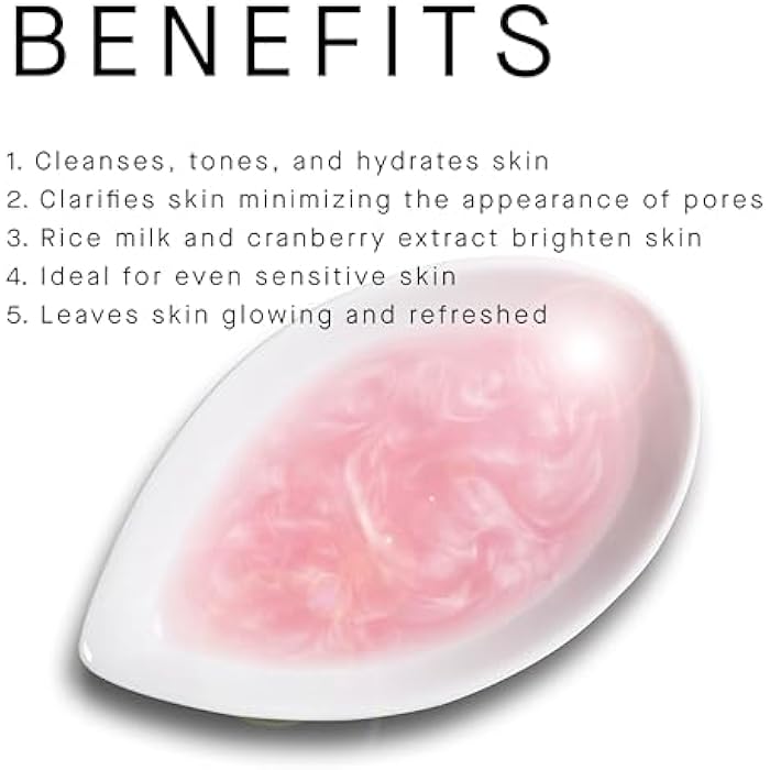 Arcona Cranberry Extract and Rice Toner - Hydrating Milky Brightening Tonic for Glowing Skin. 4.05 fl oz., Made in The USA - Image 2