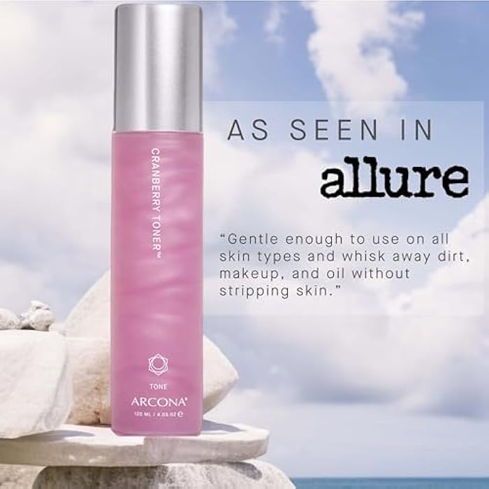 Arcona Cranberry Extract and Rice Toner - Hydrating Milky Brightening Tonic for Glowing Skin. 4.05 fl oz., Made in The USA - Image 5