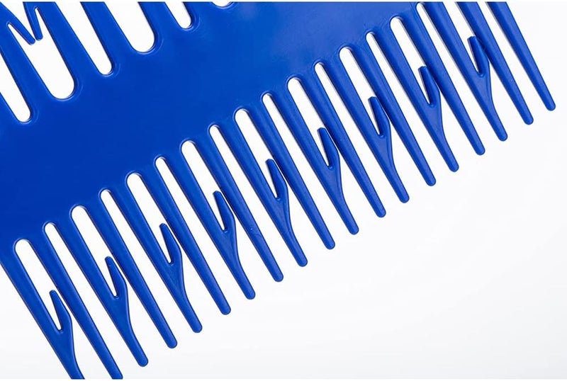 DOACT Hair Highlight Comb,4 Colors Hair Dyeing Comb Hair Highlight Sectioning Comb Hair Tint Coloring Dye Styling Tools (Blue) - Image 4