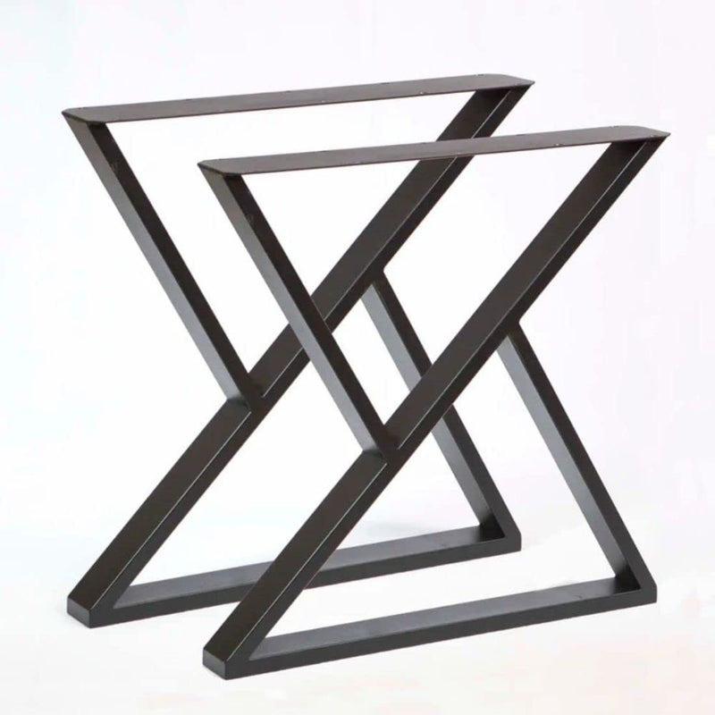 Cartvilla Cartvilla Furniture Metal Legs for Table Dining Table Legs for Kitchen Modern Industrial Style 45 cm Width 5 cm Thick71 cm high Pack of 2 Dining Table - Image 5