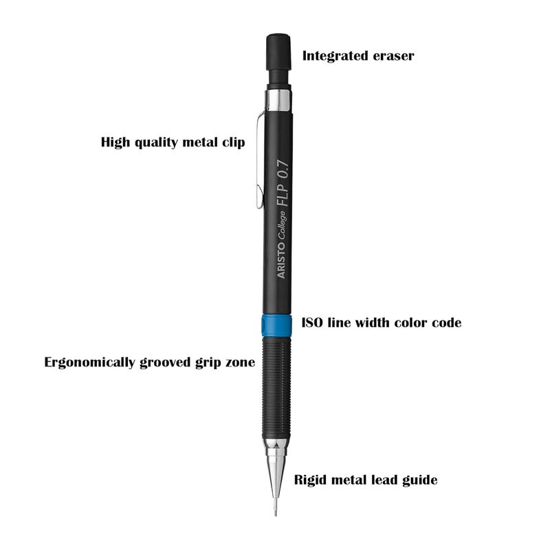 Aristo 03mm 05mm 07mm Mechanical Clutch Lead Pen Pencils Spare HB Leads for Drafting Writing Sketching Drawing Calligraphy - Image 2