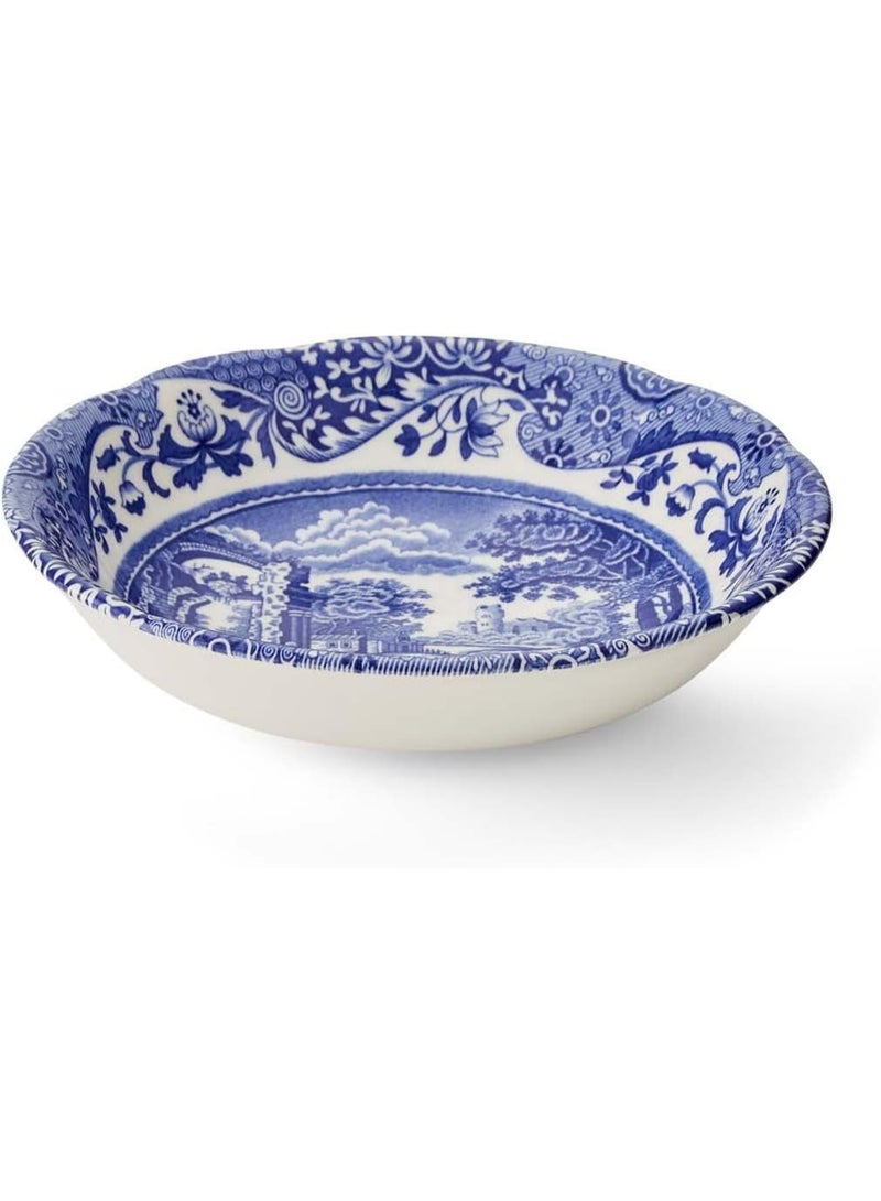 Spode وعاء حبوب سيراميك سبود الأزرق الإيطالي 6-1/4 بوصة - Image 2