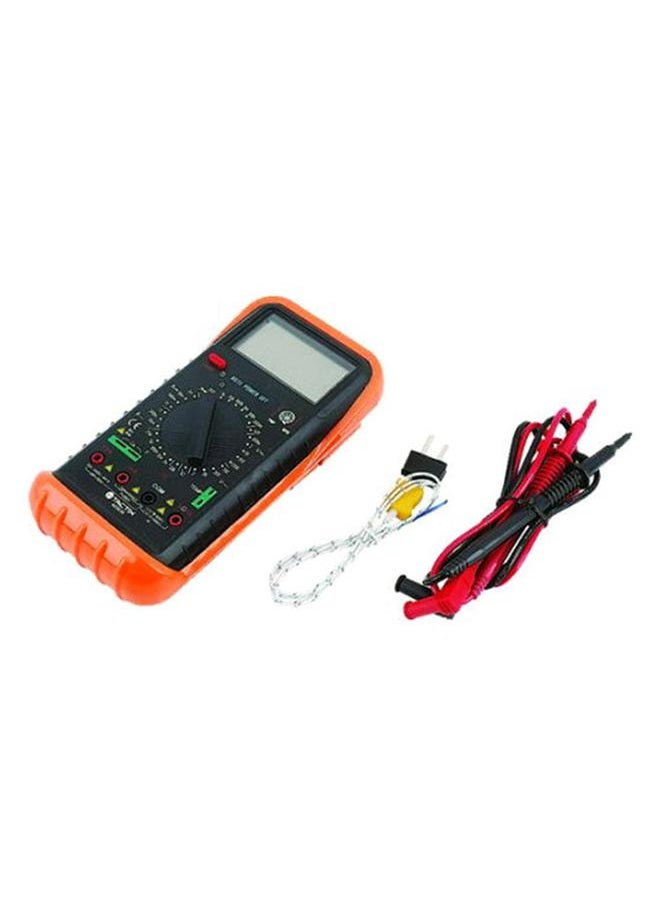 Tactix Auto and Manual Ranging Digital Multi-Function Multimeter Black and Orange 403035  - Image 2