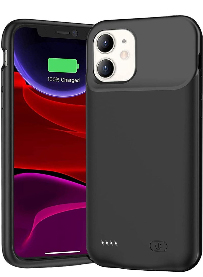 ELTRAZONE Battery Case for iPhone 11,  4500mAh Slim Portable Protective Charging case Compatible with iPhone 11 (6.1 inch) Rechargeable Battery Pack Charger Case (Black) - Image 1