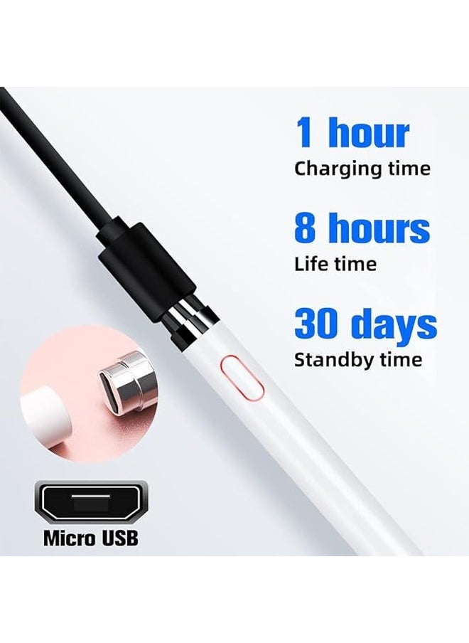 Generic - Stylus pen for iPad, iPhone & Android Mobile active pencil, White - Image 1