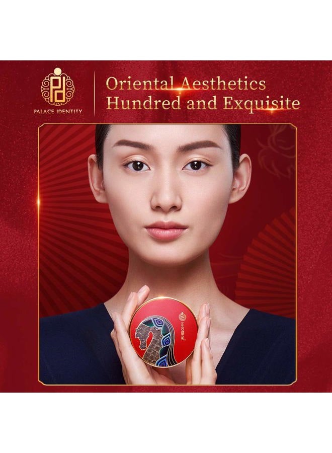 ZEESEA [Palace Identity Air Cushion BB Cream Moisturizing Foundation Waterproof Concealer Long Lasting Brighten Makeup Natural Cover (W02#Brighten)  - Image 2