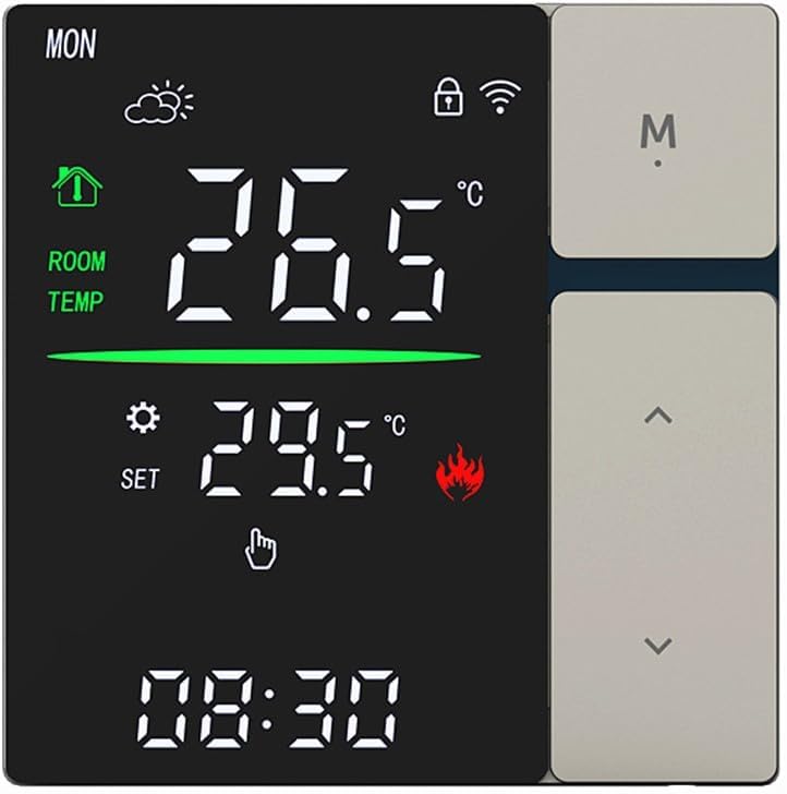 Gray 16A WIFI Smart Thermostat For Electric Floor Heating Boiler Alexa Google Assistant - Image 2