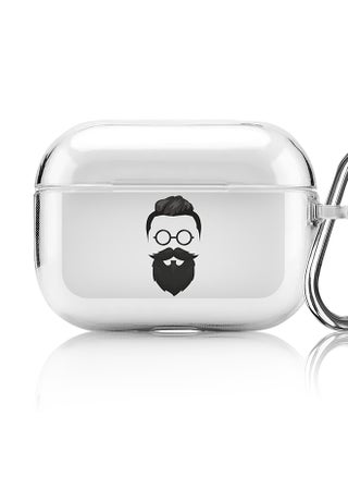 Classic Clear printed Case for Apple AirPods Pro 2nd Generation Thin Transparent Cover [Designed for Apple AirPods Pro 2nd Generation] - Beard Hipster - pzsku/Z357414DC537CE1F998C9Z/45/_/1697116431/c76a0759-1e2e-431a-857b-e90d7aa8992c