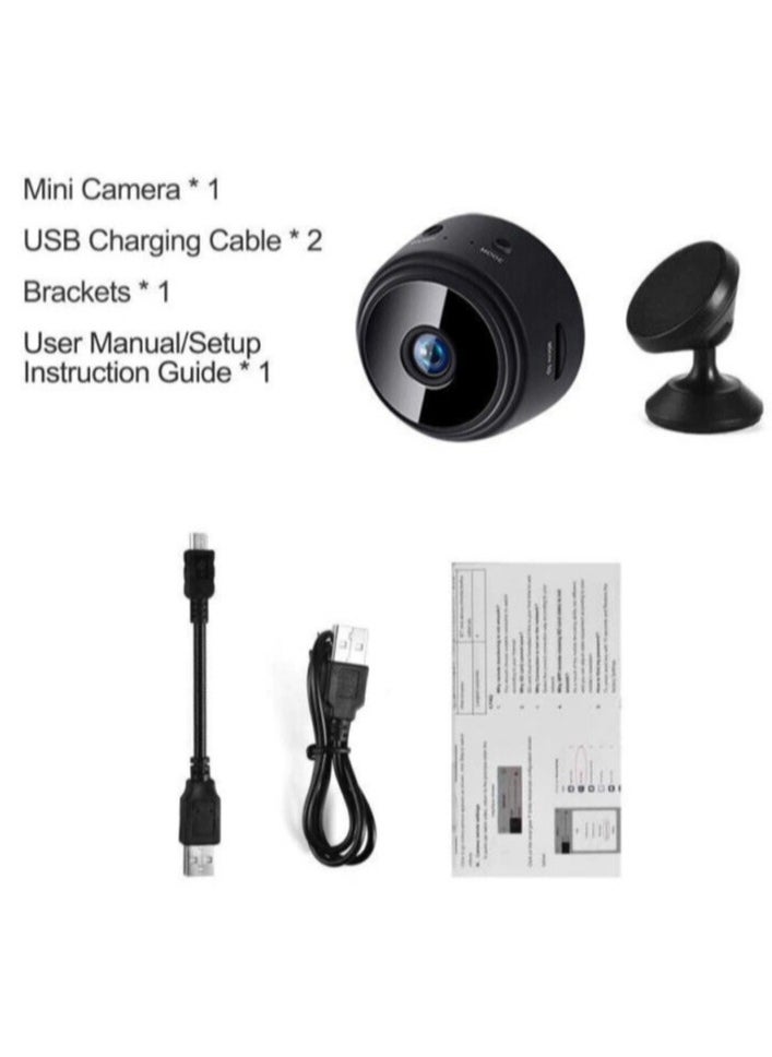 Generic - 1PACK Mini WiFi Hidden Cameras,Wireless Spy Cameras with Video Live Feed, HD 1080P Home Security Cameras, Baby Nanny Cam,Tiny Smart Cameras with Night Vision and Motion Detection. - Image 1