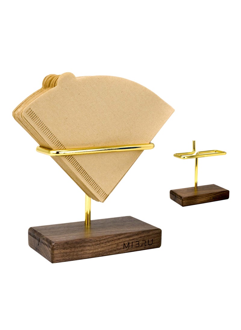 MIBRU Coffee Wood And Metal Filter Base  - Image 2